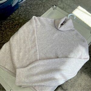 Weekday Soft Knit Turtleneck Sweater - Light Purple